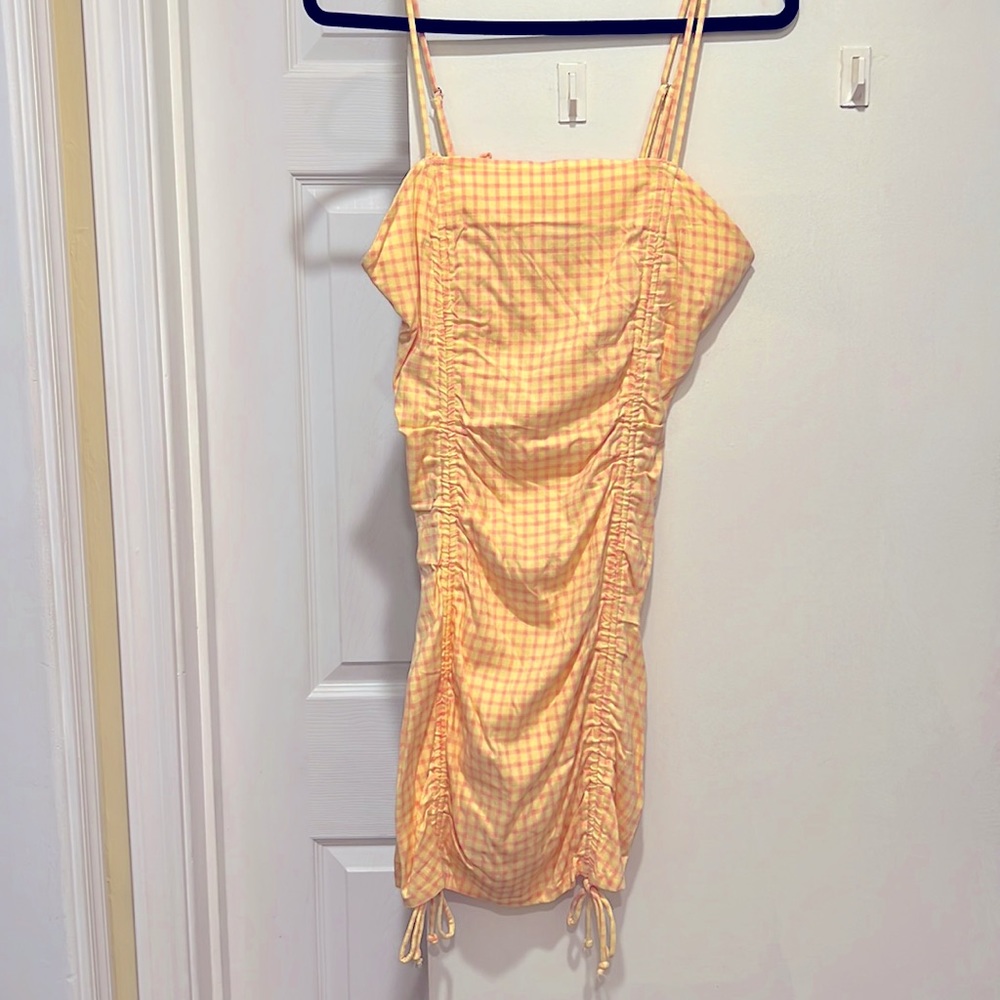 Checkered summer dress